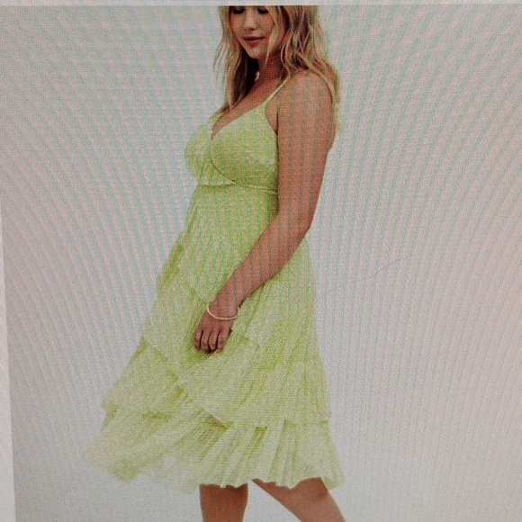 Torrid Mesh Floral Ruffle Midi Dress Size 1X - Picture 12 of 12